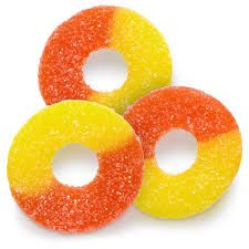 Albanese Gummi Peach Rings 4oz