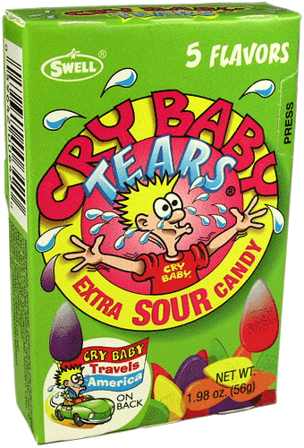 Swell Cry Baby Tears Extra Sour Candy