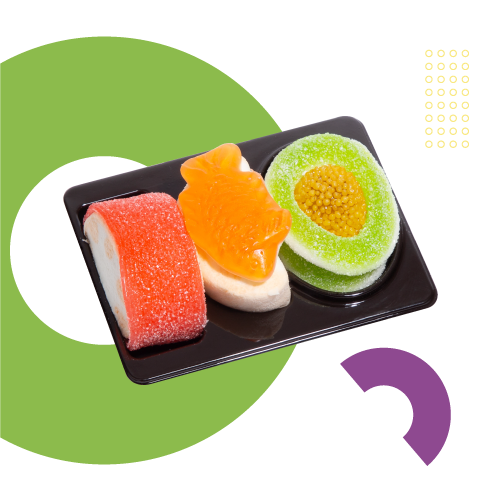 Raindrops Mini Gummy Sushi