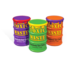 Load image into Gallery viewer, Toxic Waste Special Edition Color Drum Assorted Super Sour Candy 1.7 Oz
