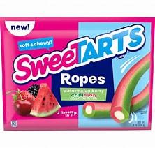 Sweetarts Ropes Watermelon Berry Collision 9oz